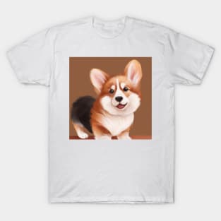 cute corgi puppy 4 T-Shirt